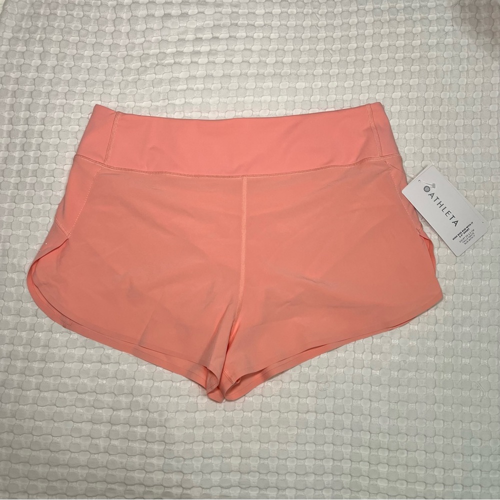 Athleta High Rise Run With It 2.5" Short